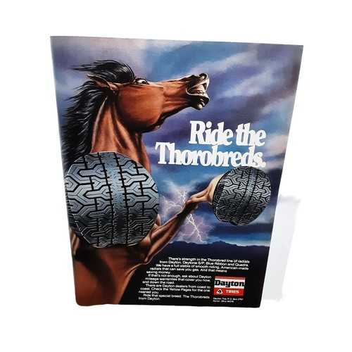 1981 dayton tires horse - dayton,