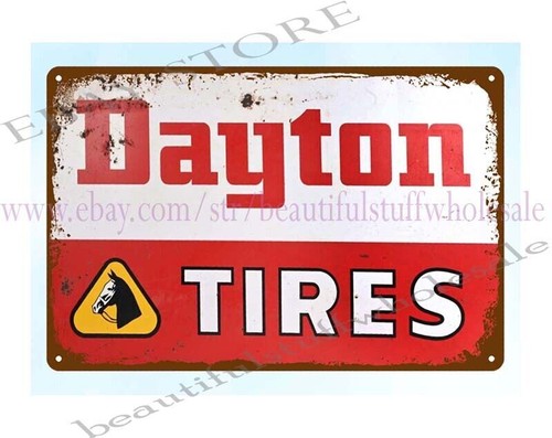 Dayton tires metal - tires, tin