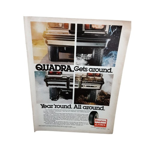 Dayton tires quadra - quadra, vintage