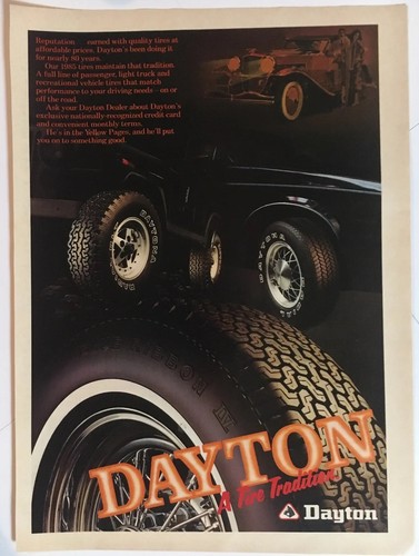 Dayton tires 1985 vintage - tires,