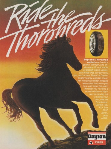 1982 dayton tires ride the - dayton,