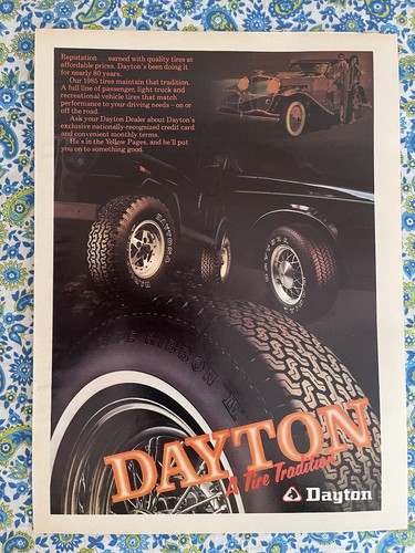 Vintage 1985 dayton tires - vintage,